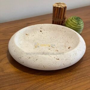 Travertine Catchall Bowl