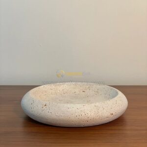 Travertine Catchall Bowl