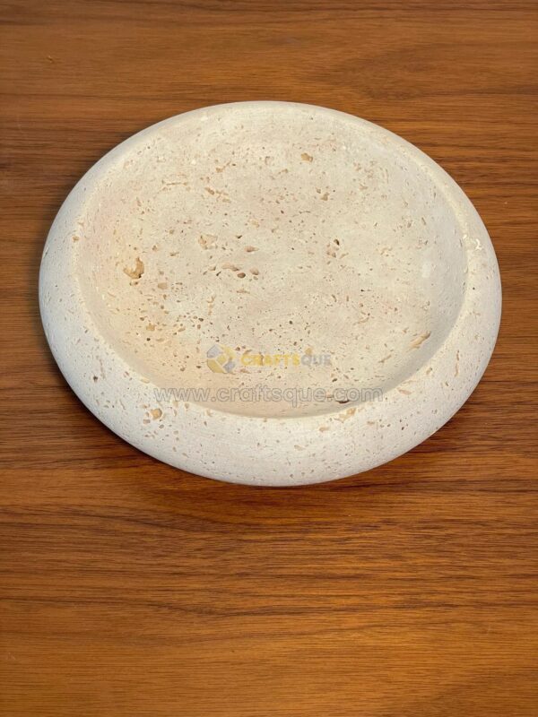 Travertine Catchall Bowl